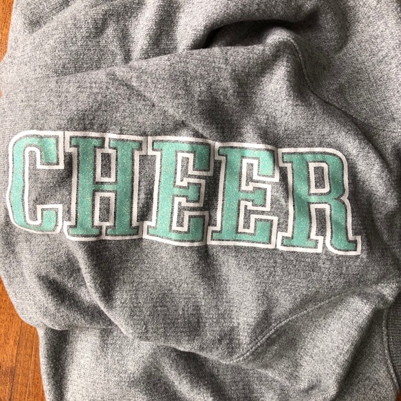 NCA Grey Glitter Cheerleading Logo Sweatshirt MD - Picture 6 of 6